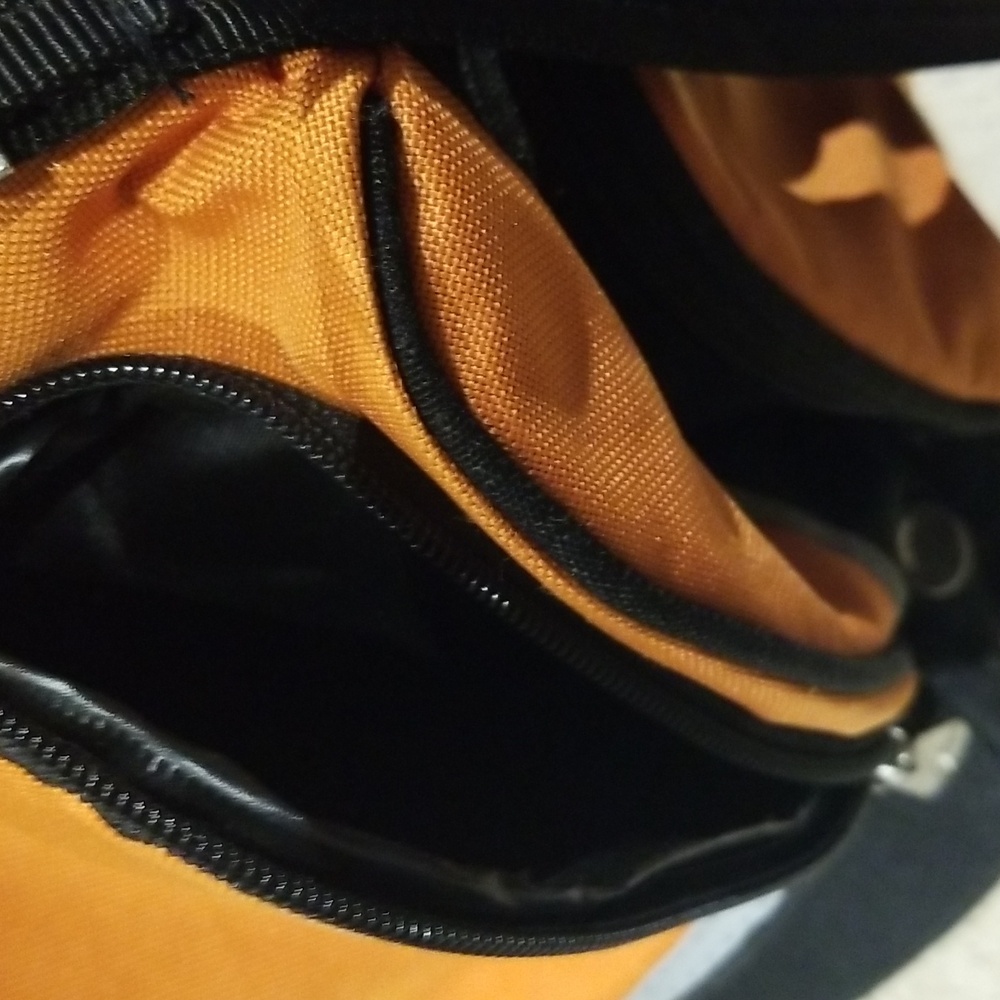 Multiple Zippered Pockets Duffle Euc - image 7